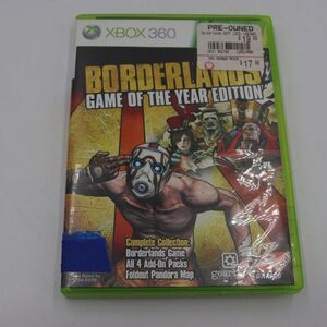 Xbox 360 Boarderlands Game of the Year Edition